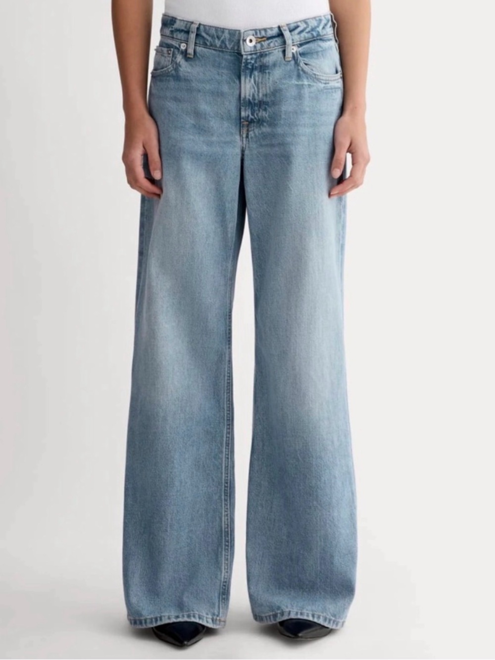 Everlane Low-Key Jean 29R Low Rise Wide Leg Denim